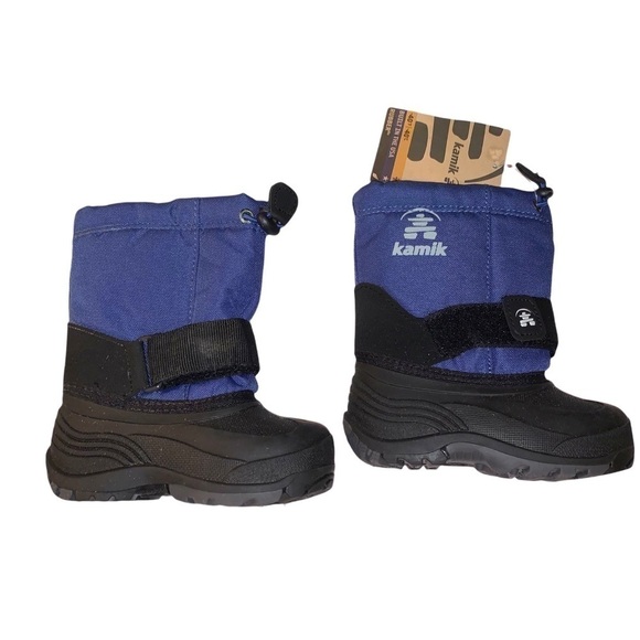 Kid's Kamik Navy Rocket WINTER SNOW Boots Comfort Rated -40°F Size 6M - Picture 7 of 14